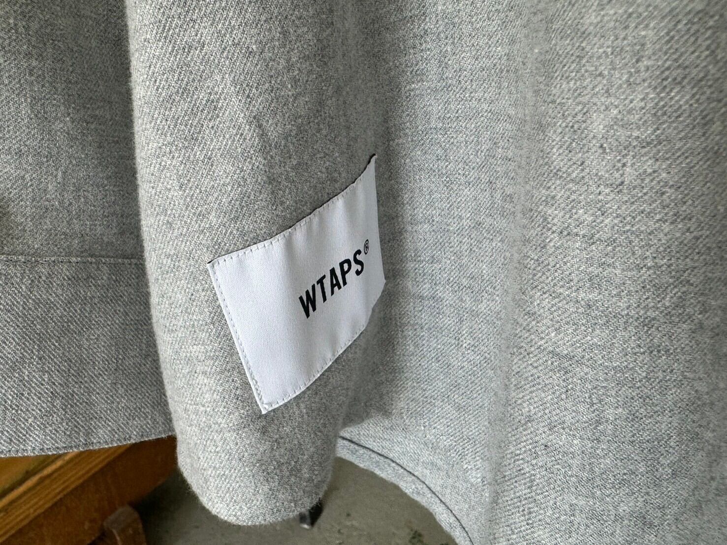 WTAPS LEAGUE LS SHRIT COTTON TWILL GREY 04 231TQDT-SHM07 92709 