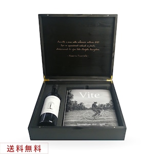 〈1本〉マッセリア・ピッツァリエッロ 100周年記念セット(ワインと写真集）木箱入り