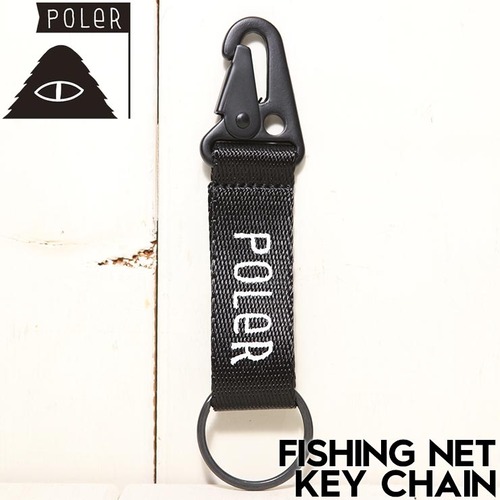 キーチェーン カラビナ クリップ POLeR ポーラー FISHING NET KEY CHAIN 251MCV0182 日本代理店正規品