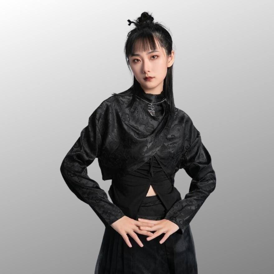 ブランド 云?斜簪シリーズ ハイウエスト ショートシャツ