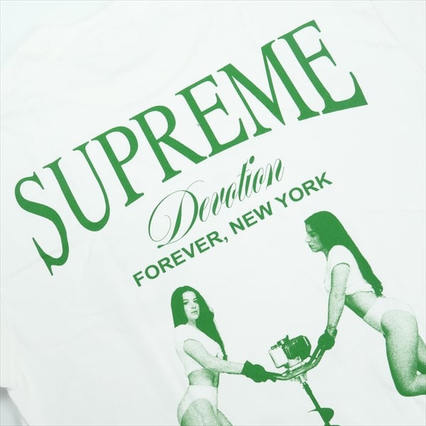 新品SUPREME Devotion Tシャツ ホワイト/グリーン 新品SUPREME Devotion Tシャツ ホワイト/グリーン Supreme