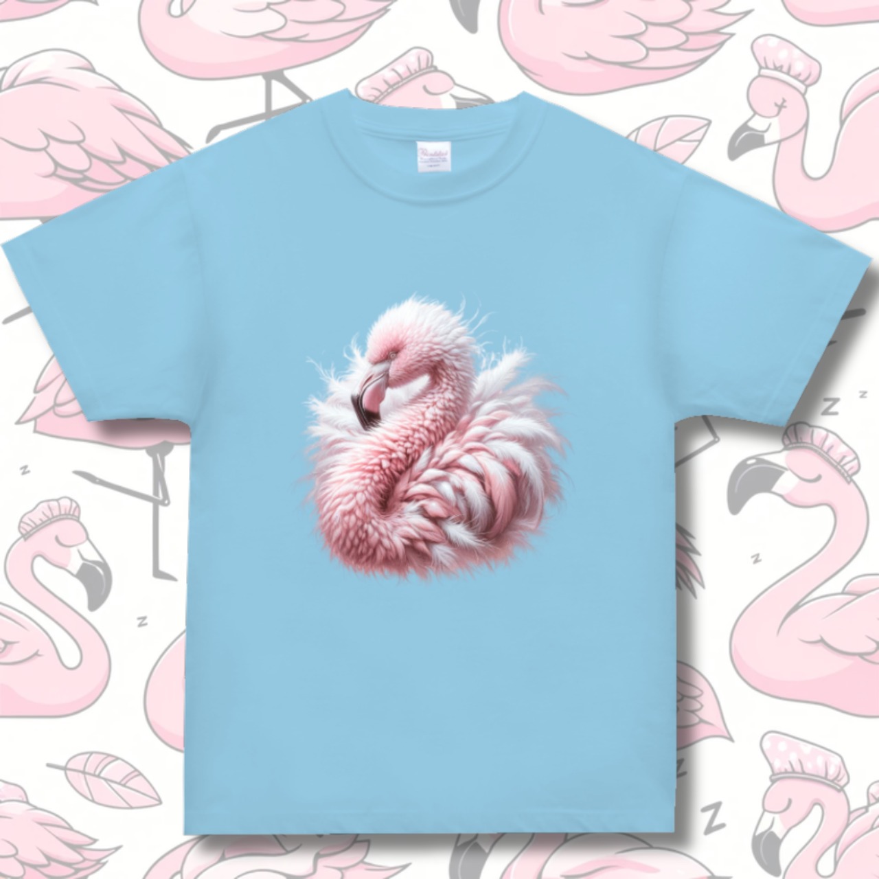 T-shirt -フラミンゴREAL 4122