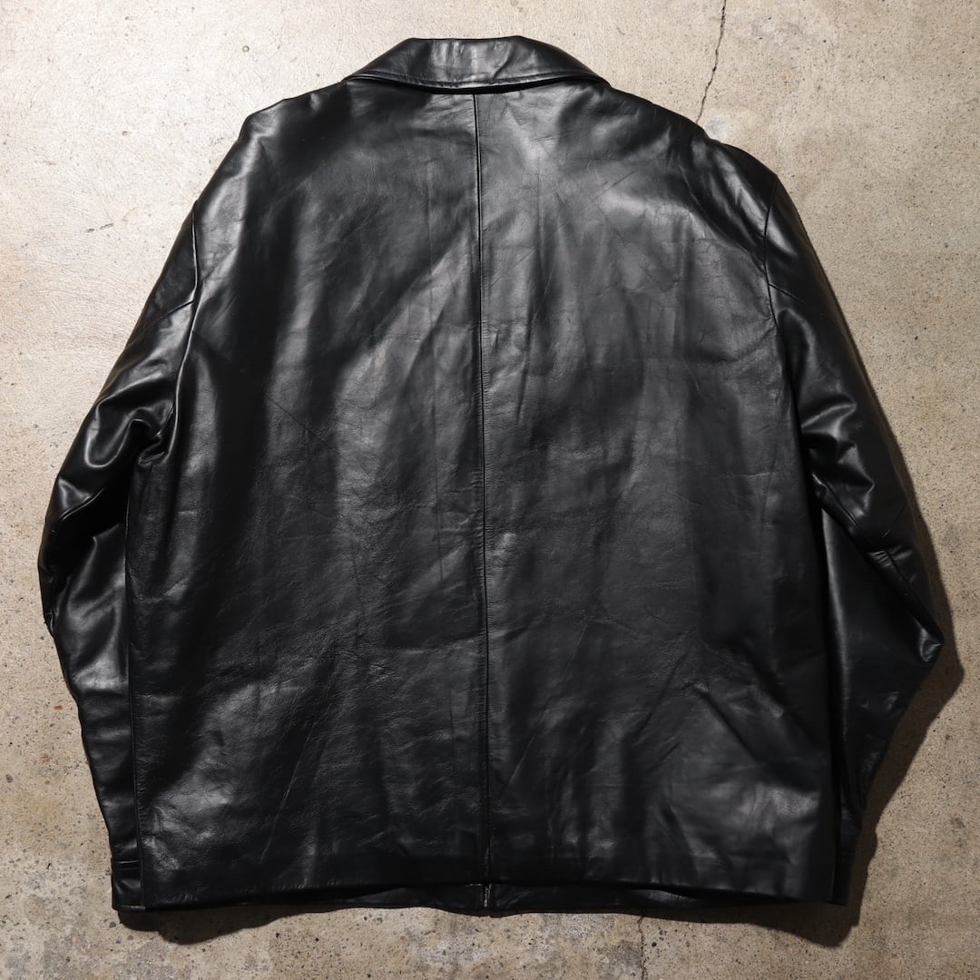 極美品OLD GAP 90s 牛革 レザージャケット XL オールドギャップ