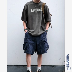 ロゴペイントクルーネックＴシャツ vi1007