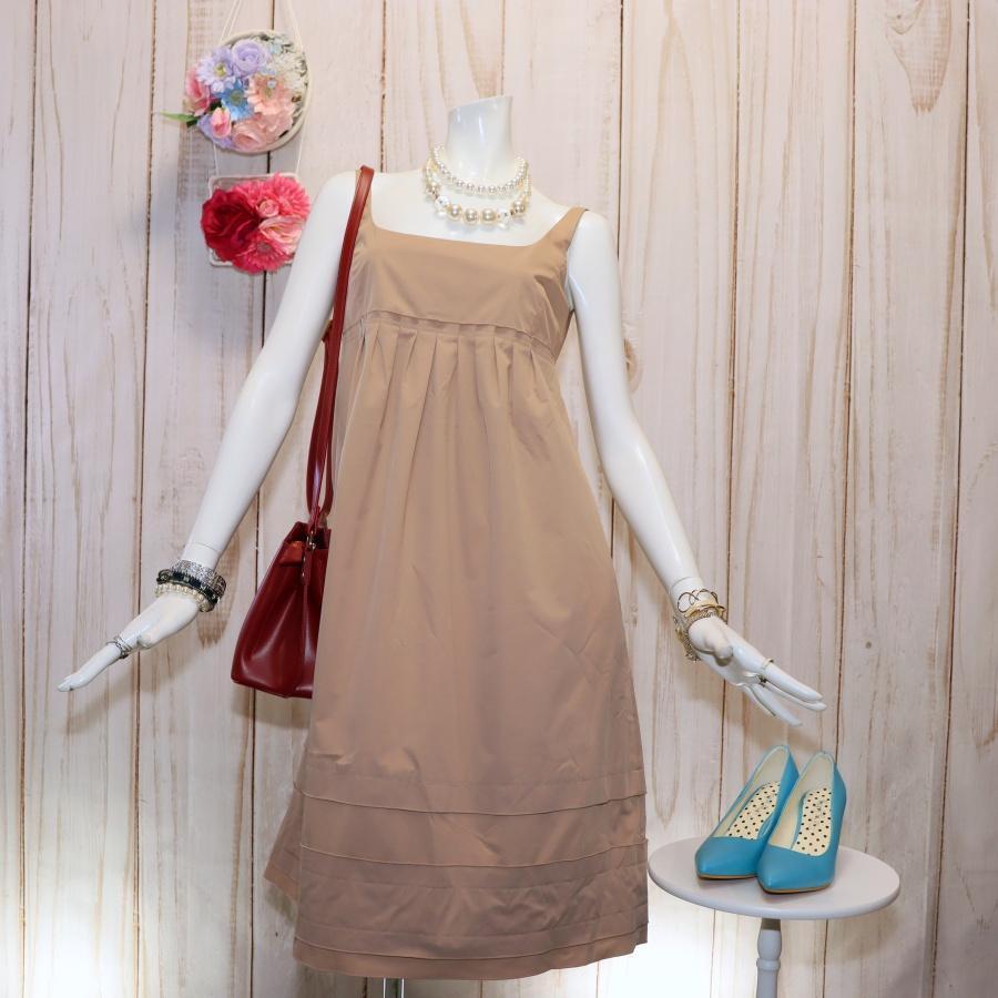 極美品✨フォクシー マットストレッチギャザードレス フレアワンピース Aライン セール】フロントギャザーフレアロングワンピース（ワンピース