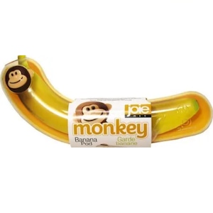 おさるさんのバナナケース/バナナ持ち運び保存容器/サル/お猿【キッチン雑貨/Brounie１】