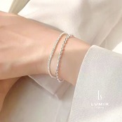 スパークルレイヤードブレスレット