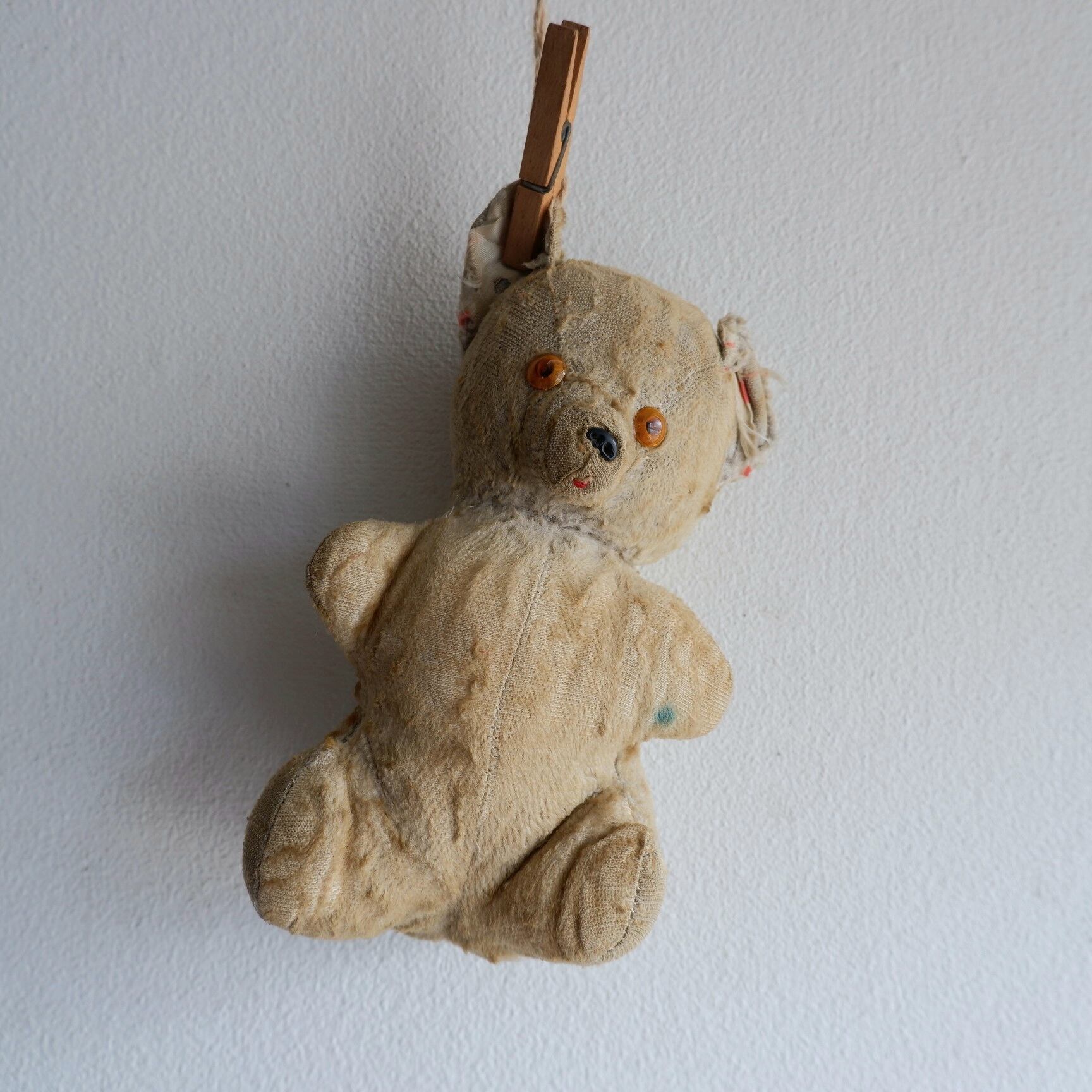 フランス アンティーク 30～40年代頃 古びたテディベア フレンチベア  