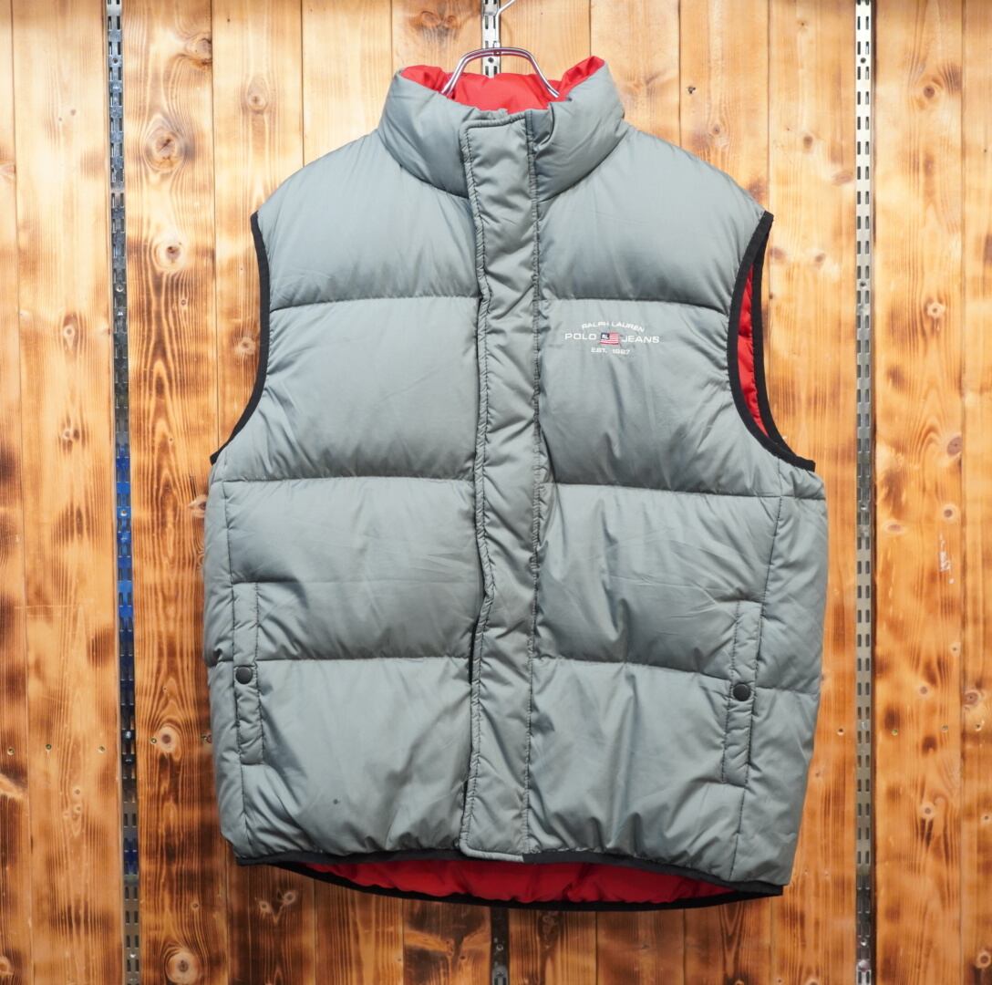ラルフローレン ダウン ベスト Ralph Lauren polo jeans 90s polo jeans ralphlauren ダウンベスト L/ラルフローレン ポロ