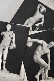 フランス L'APOLLON ウフィツィ Apollino アポロ像 h?liogravure