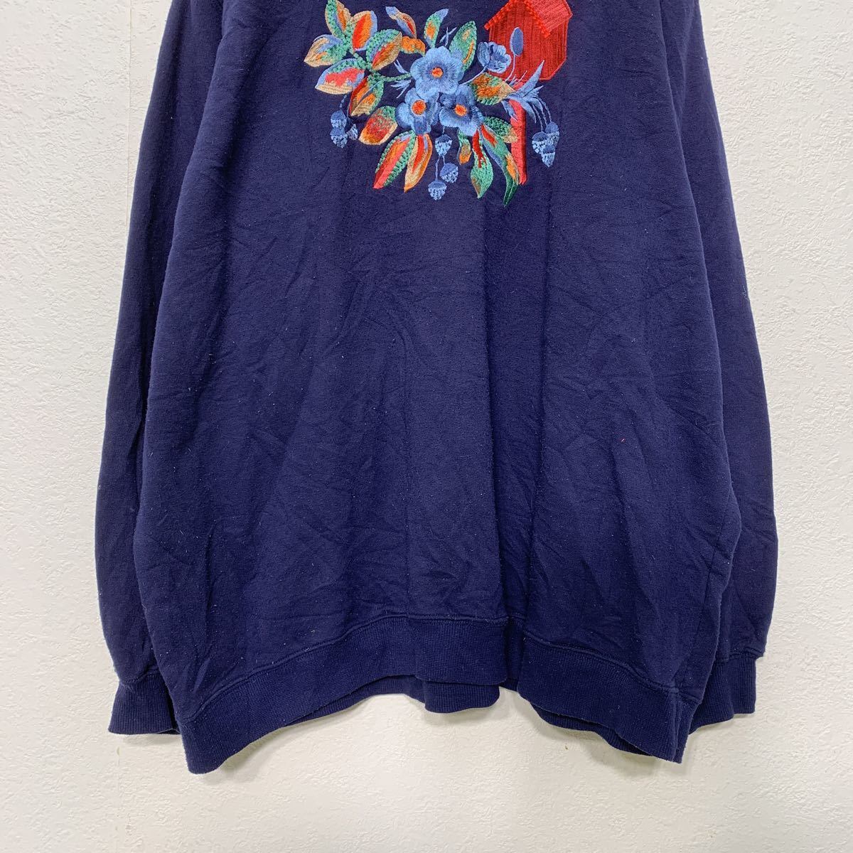 【レアXL☆US輸入90s】MLBダイアモンドバックス 刺繍スウェットトレーナー NIKE 90s スウェット トレーナー 刺繍ロゴ 銀タグ tホワイト XL