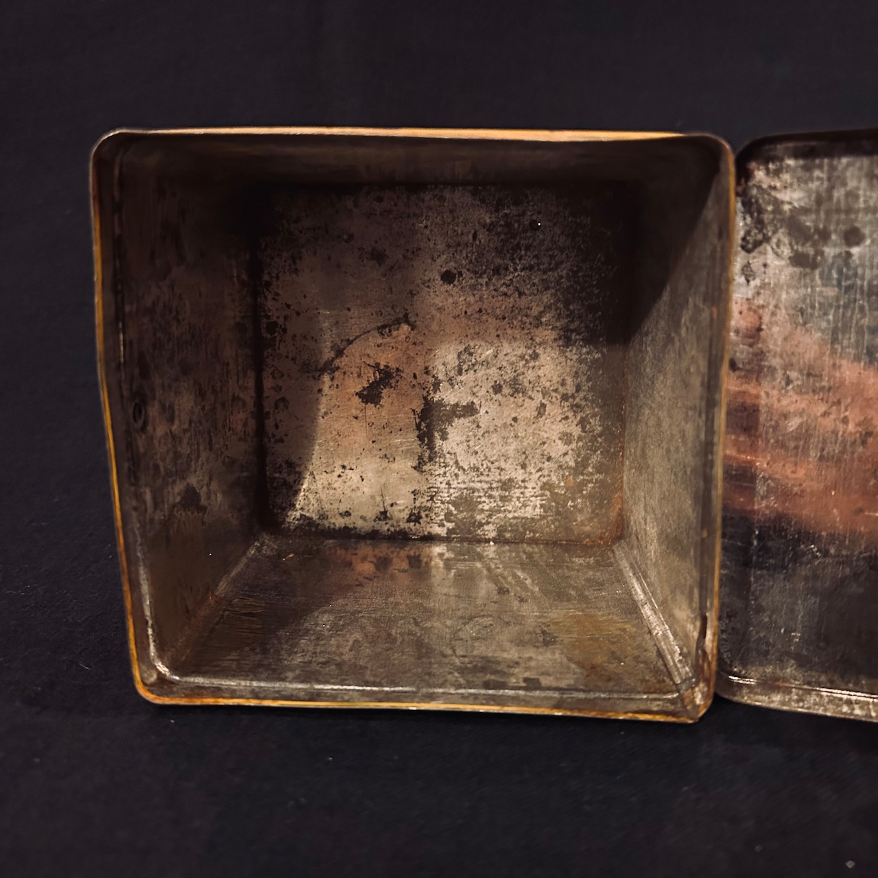1920s アイヴィンズ ソルティン クラッカー ヴィンテージ ティン缶 IVINS “SALTINES” Cracker Tin T-684