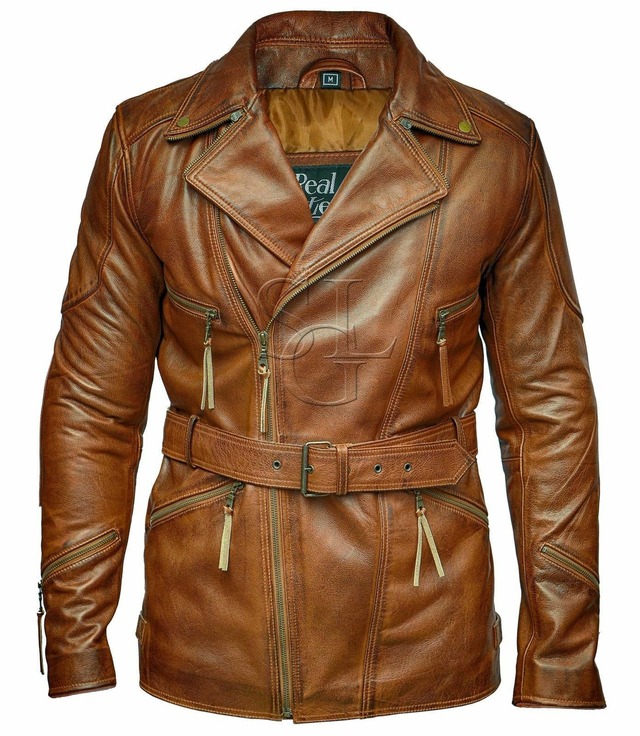 牛革ロングコート 本革 ロングコートジャケット Real Cow Leather Long 