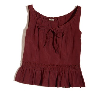 miumiu   winered   tafta blouse