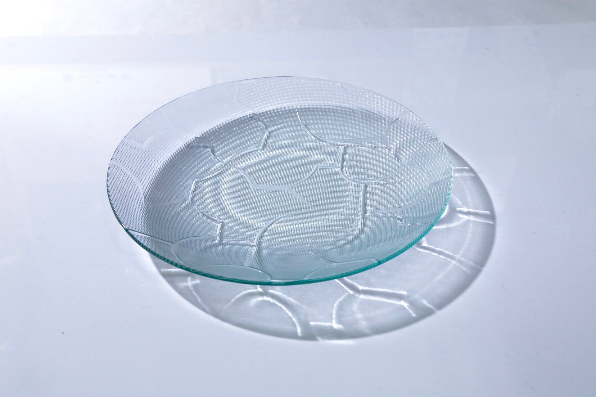 昭和型ガラス「からたち」 皿 円形 大(Φ180mm)