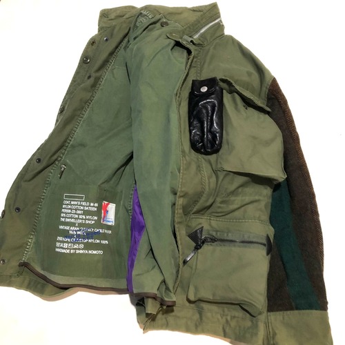 HANDMADE CUSTOM US M-65 HARRIS TWEED JACKET