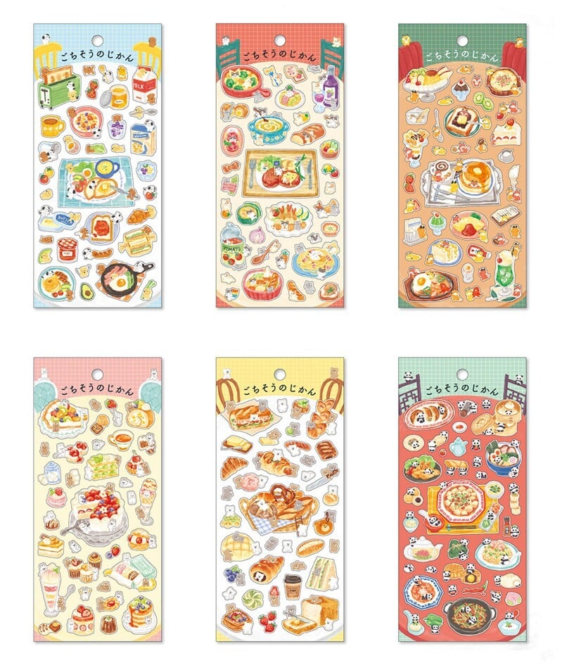 ステッカー ごちそうのじかんステッカー miw_82926_82931 sticker MIND