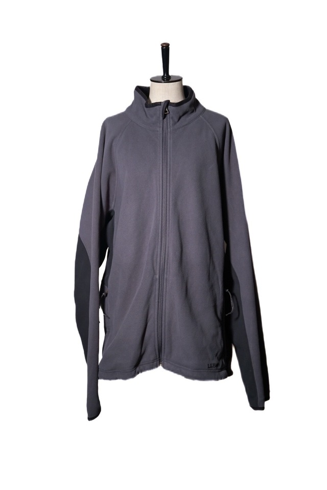 L.L.Bean 1990s Fleece Zip Jacket – Charcoal