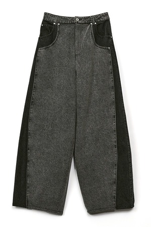 アウラアイラ AULA AILA COCOON SILHOUETTE DENIM PANTS