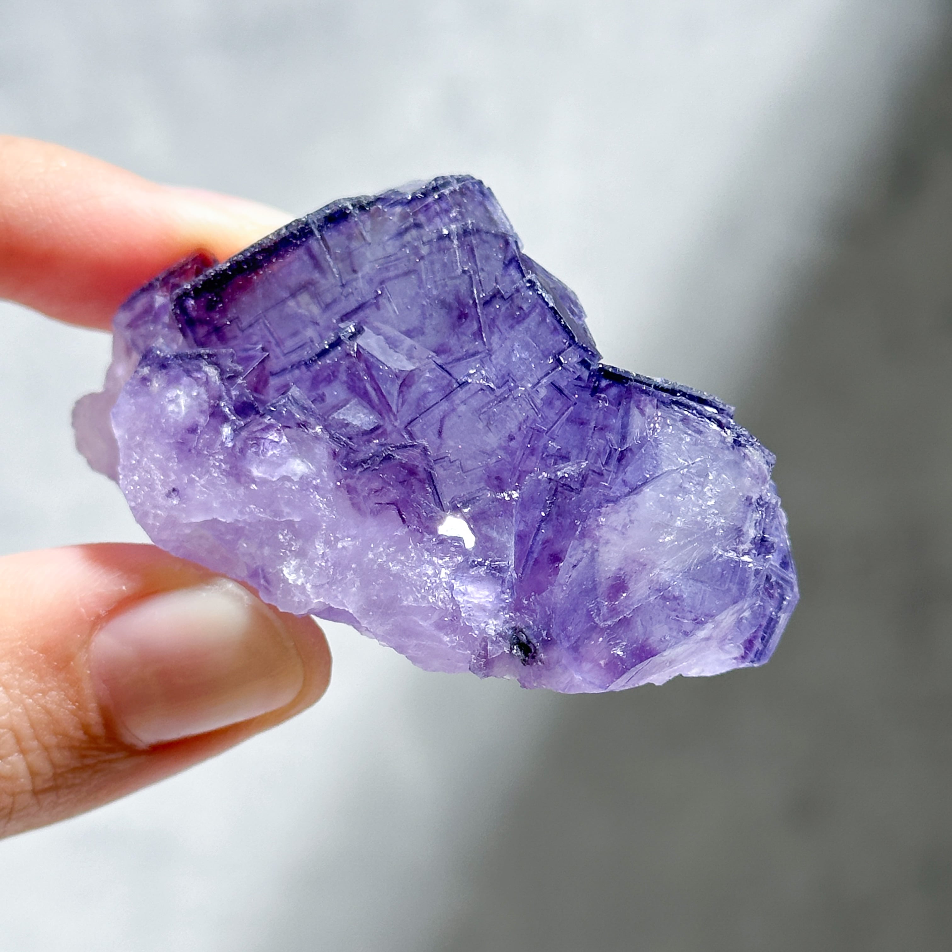 蛍光◎ヤオガンシャン産フローライト 原石03◇ Fluorite From
