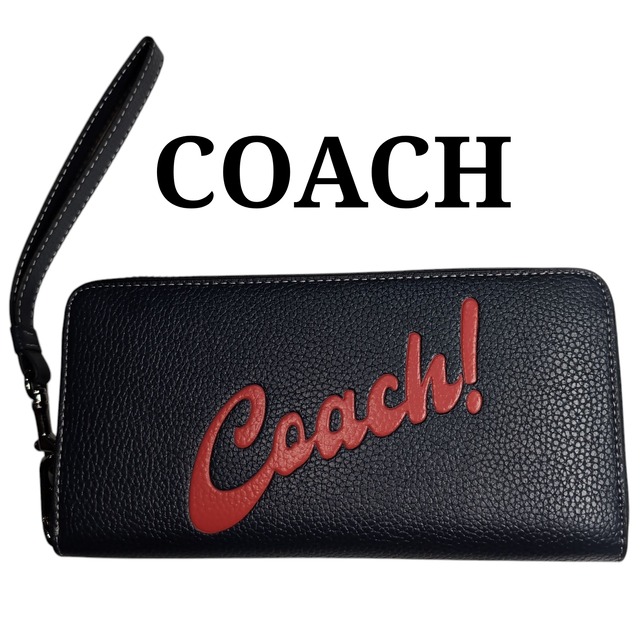 COACHコーチ シグネチャー スリム エンベロープ ウォレット長財布 