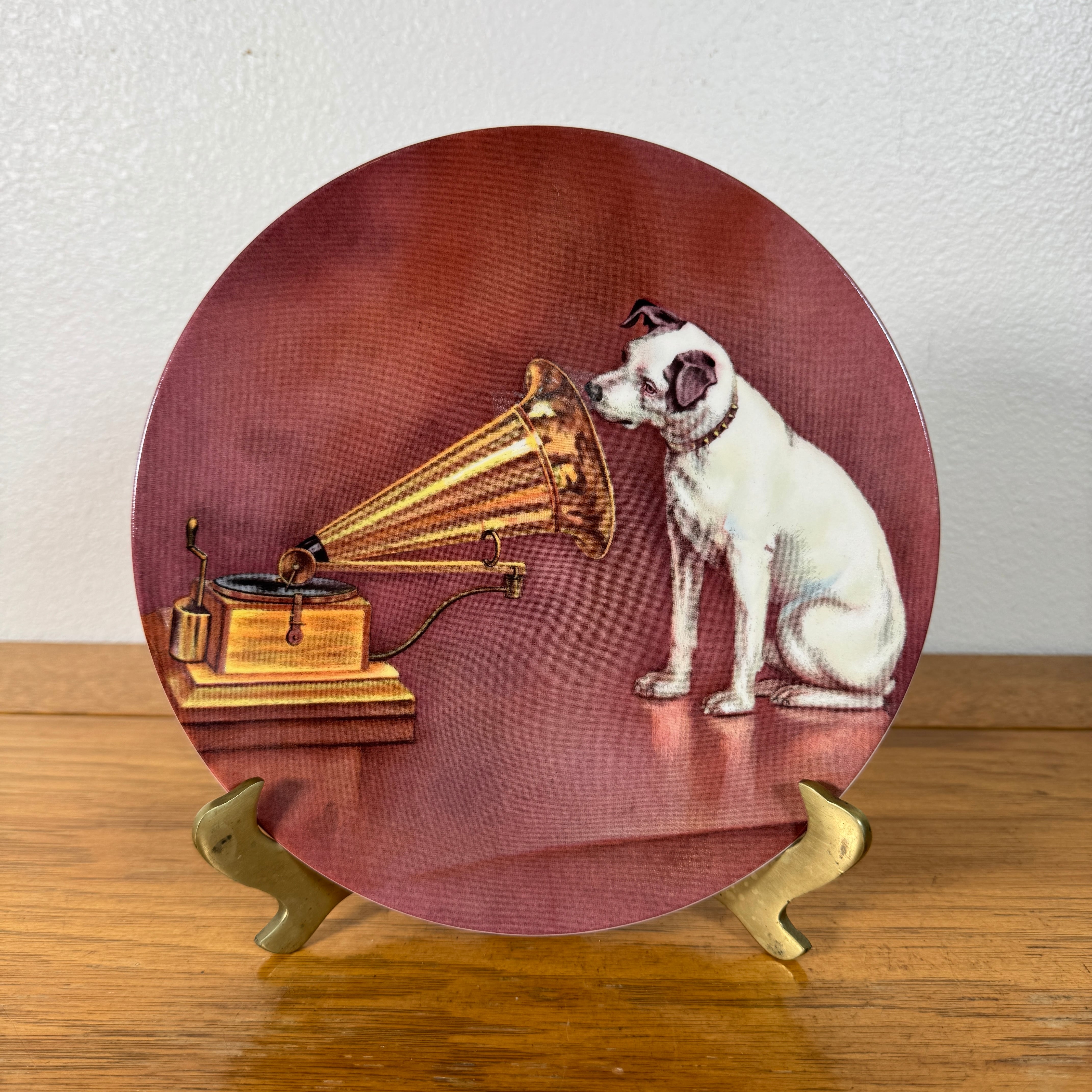 #2039【1990年】NIPPER RCA公認コレクターズ 記念プレート