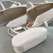 【受注予約：7月上旬入荷予定】long handle boston bag/ecru