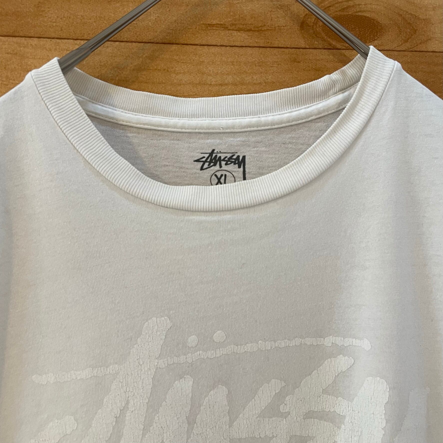 STUSSY】プリント Tシャツ ロゴ XL ビッグサイズ ステューシー US古着