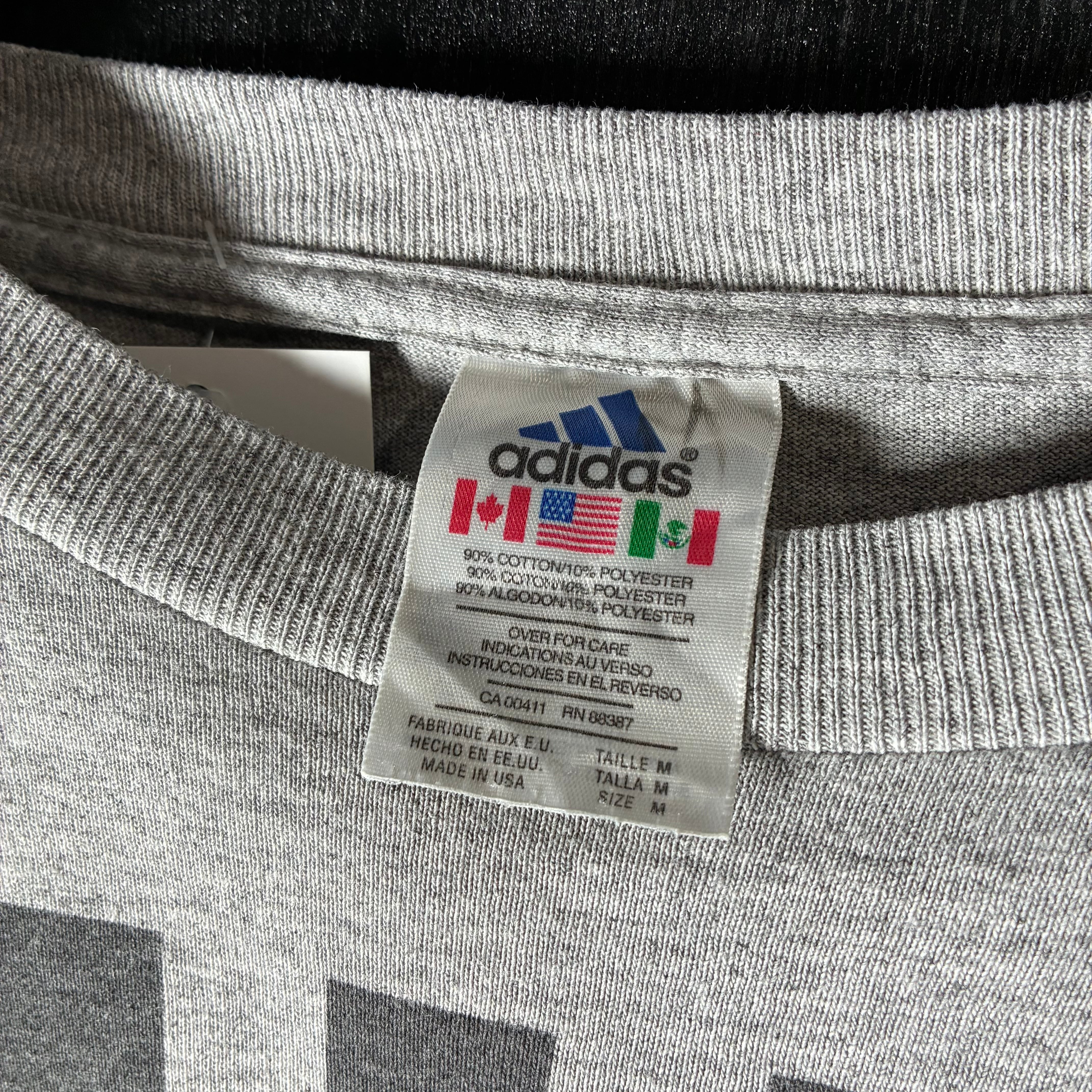 00s MADE IN USA adidas Tシャツ グレー アディダス アメリカ製 | 古着