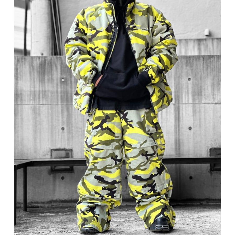 VETEMENTS】NEON CAMO LOGO PUFFER JACKET(CAMO) | Pay ID