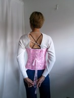 Lace up corset
