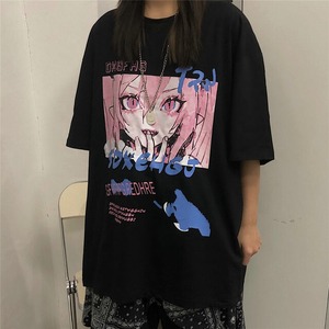 【トップス】アバンギャルドプリント個性派Ｔシャツ217261000N