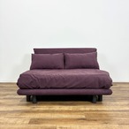ligne roset リーン・ロゼ ROSETMulty ロゼマルティ パープル ソファベッド クッションセット 二人掛けソファ カウチソファ デザイナーズ家具 モダン【中古】【350サイズ】
