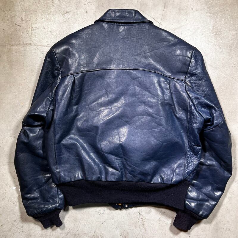 Vintage 50s〜60s A-2タイプ レザージャケット ビンテージ 50's 60's de LongSPORTSWEAR CLASSICS デロング レザージャケット A-2