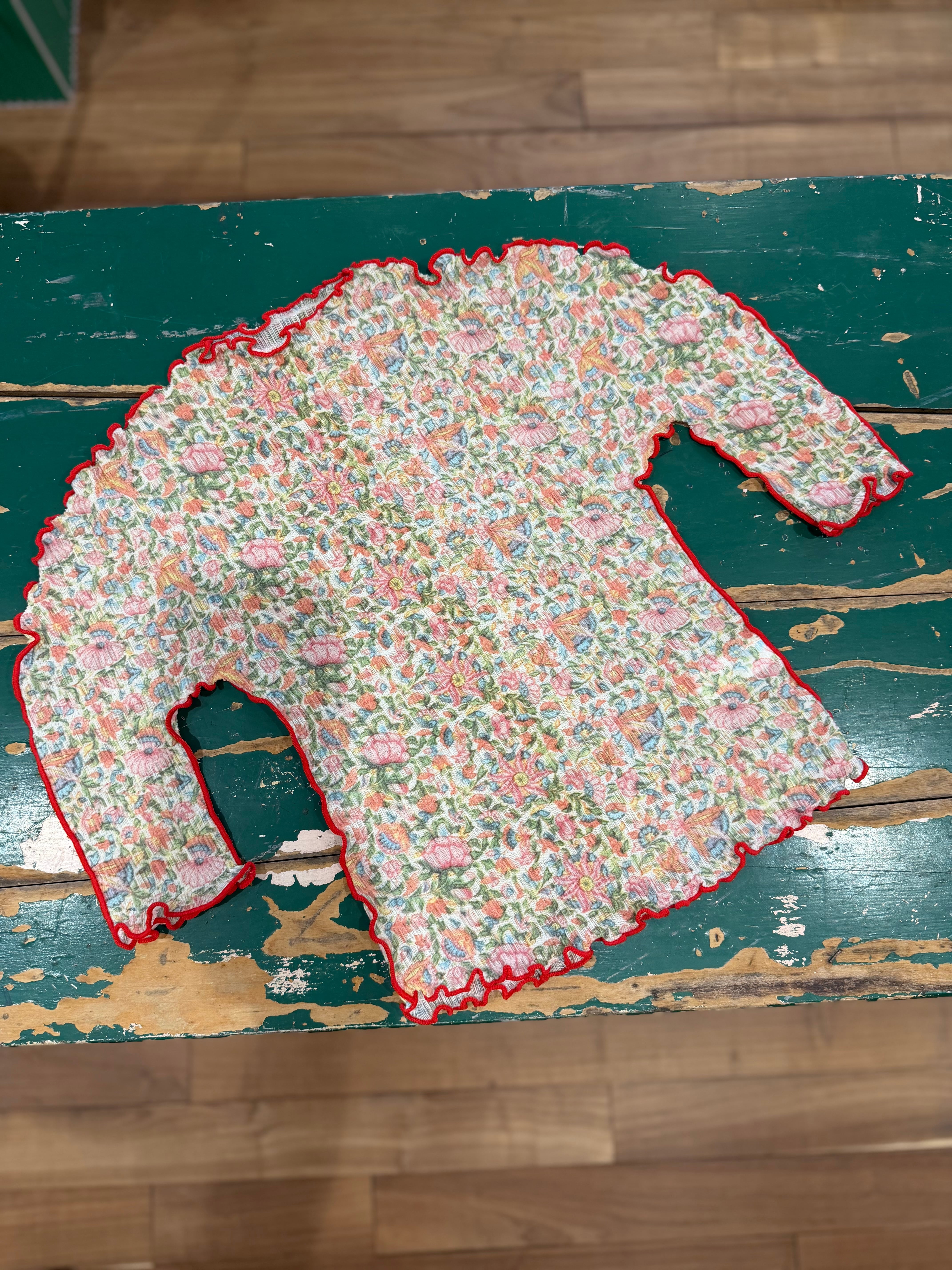 DECO 〈KIDS RIB PRINT UNEUNE TOPS〉 | trava
