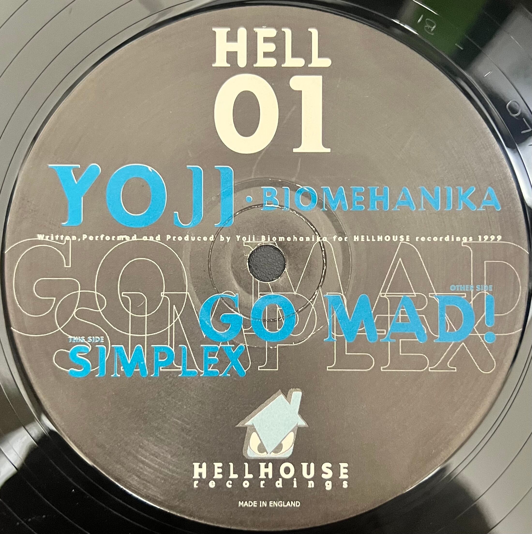 1999] Yoji Biomehanika – Go Mad! / Simplex [Hellhouse Recordings