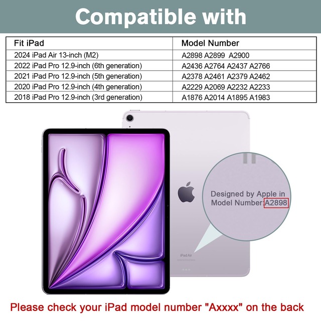 【数量限定】ProCase iPad Pro 12.9 ケース 第6/5/4/3世代に適用（2022 2021 2020 2018） スリム 三つ折り スタンド スマートカバー Pencilのペアリングと充電に対応 - グレー