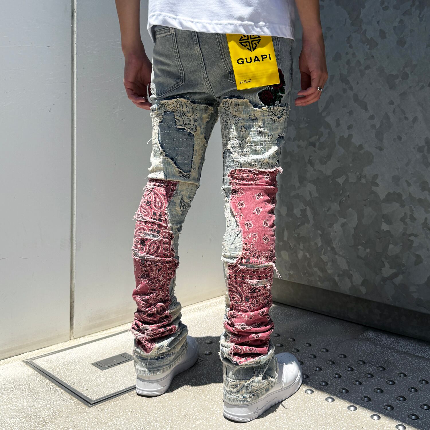 国内入手困難✨️】GUAPI DISTRESSED ROSE DENIM
