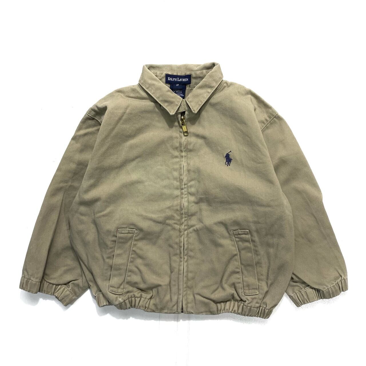 【kids】ラルフローレン スイングトップ キッズ 3歳位 100-105cm 古着 子供服 ジャンパー Ralph Lauren  ベージュ【ブルゾン・ジャケット】【AL2109】 | cave 古着屋【公式】古着通販サイト