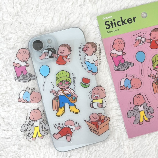 おおのたろう　透明シール・ファッション CA01