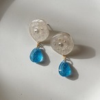 【3月 誕生石カラー アクアマリン】バースデーカラードロップピアス・イヤリング｜サムネイル2