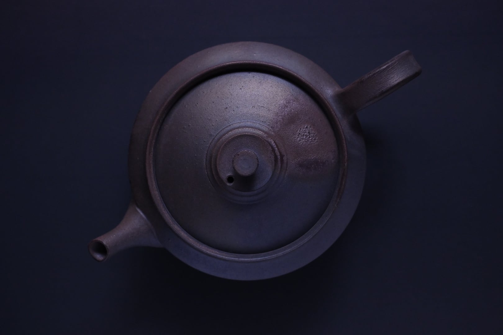 藤田徳太 窯変後手角型急須 | 鎌倉倶楽部 茶寮