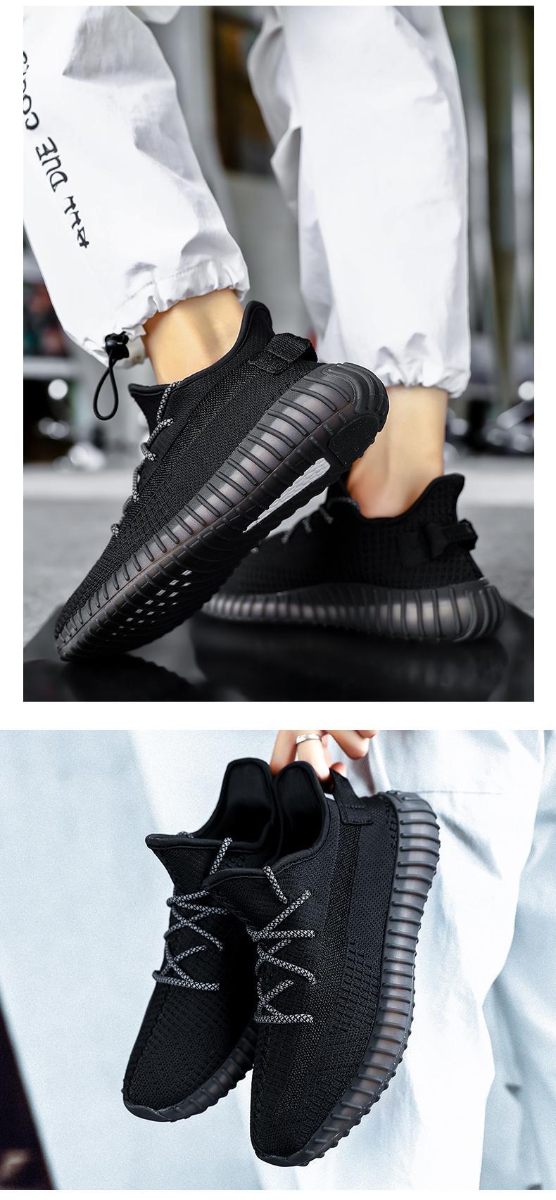 シューズ(男性用) popcorn ◇新作◇ ポップコーンブラック天使靴男性カップル野生飛行編まれた