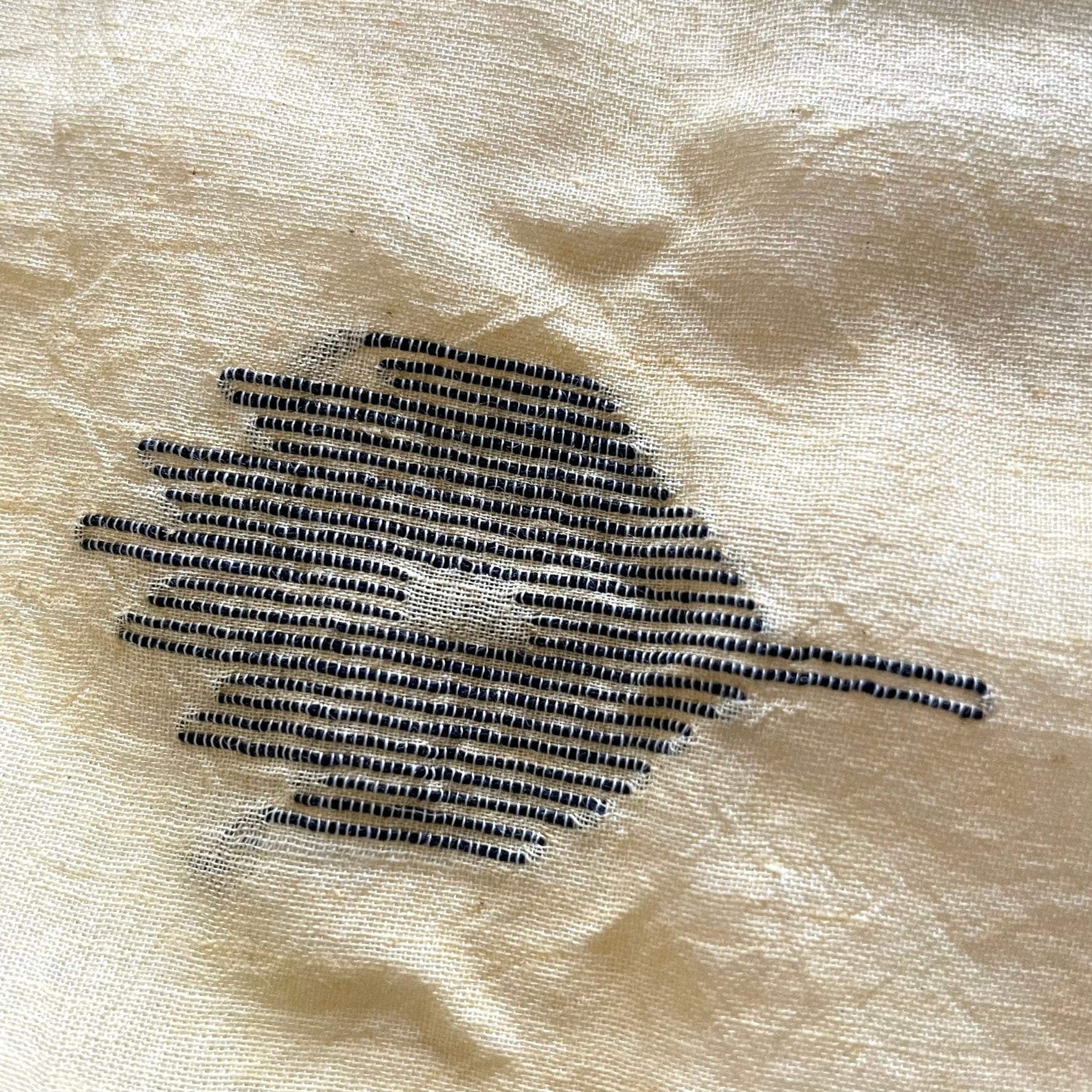 カディコットン ジャムダニ ストール D | Sky Bohemian