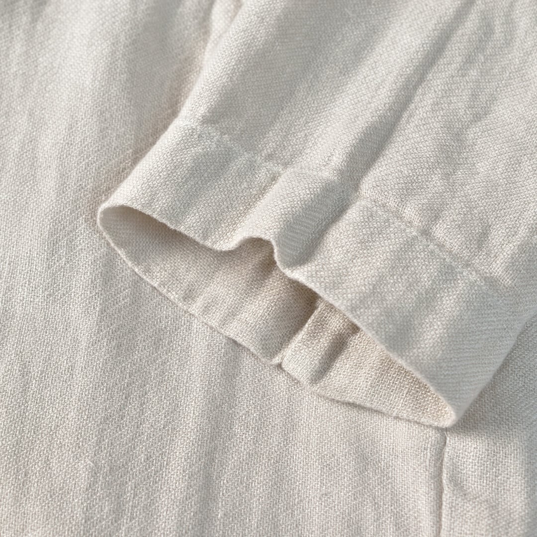 prit プリット フレンチリネンドビークロススタンドカラープル