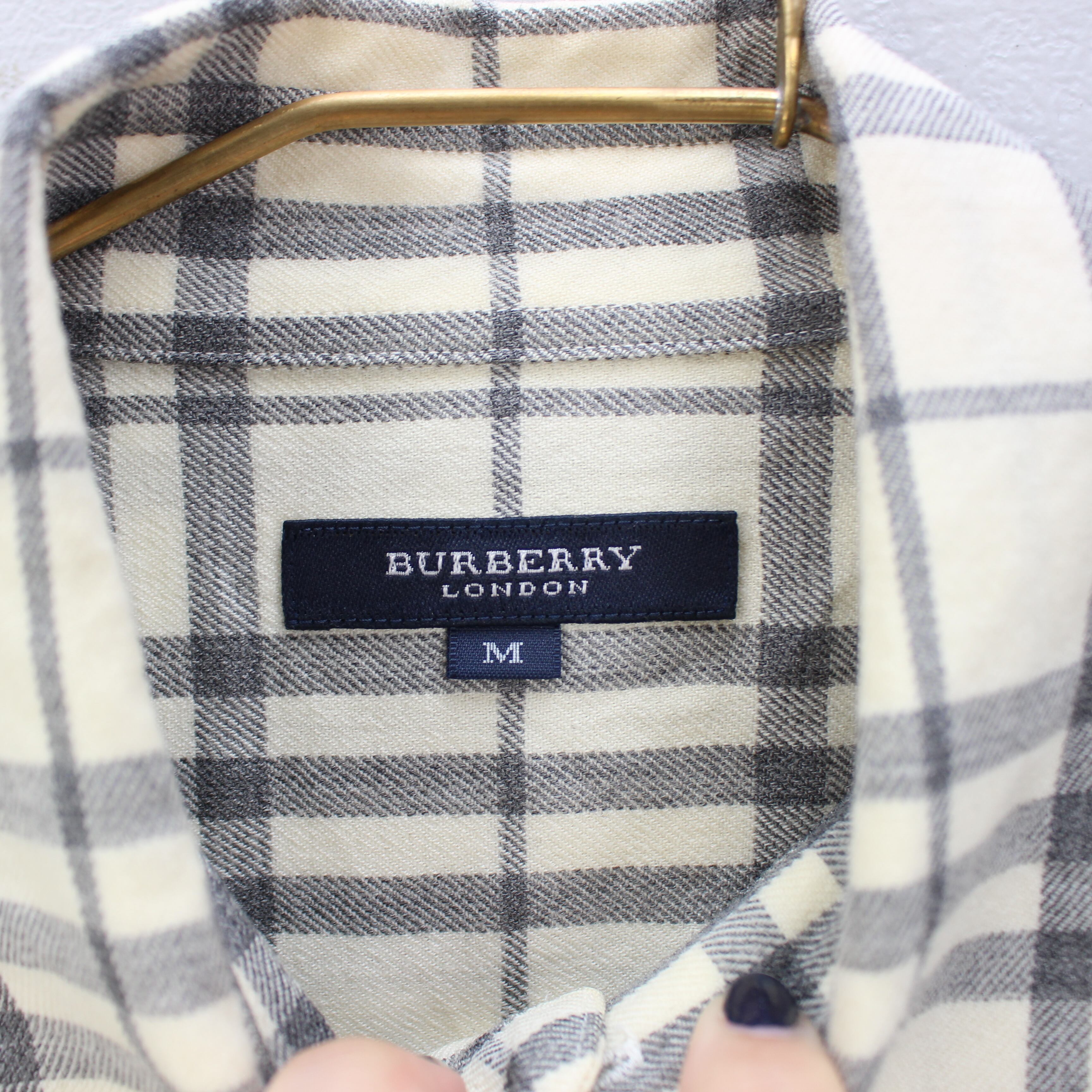 BURBERRY LONDON LONG SLEEVE SHIRT MADE IN JAPAN/バーバリーロンドン