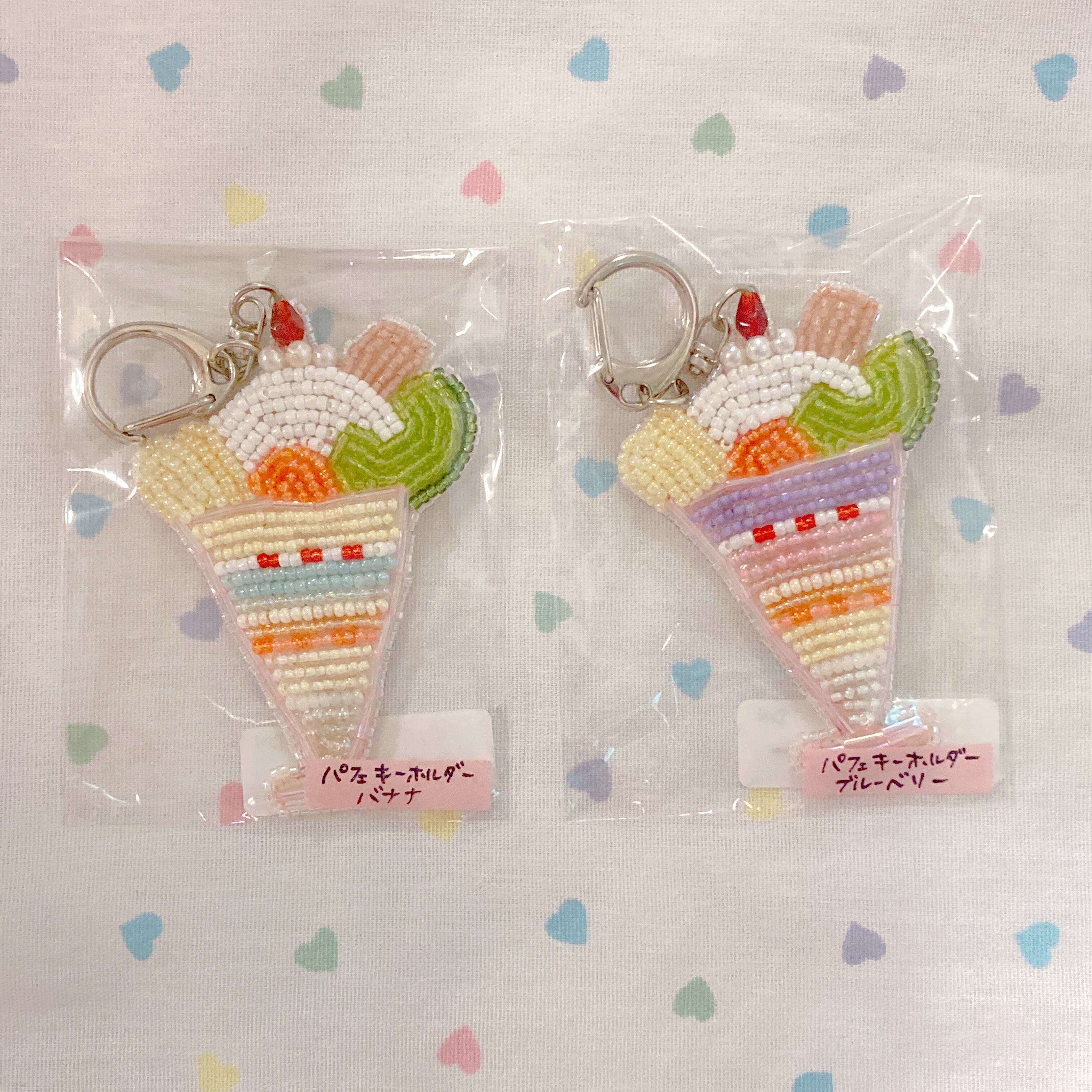 ♡パステルフロッキーくまデコパーツ 48個 レトロファンシートイ spank