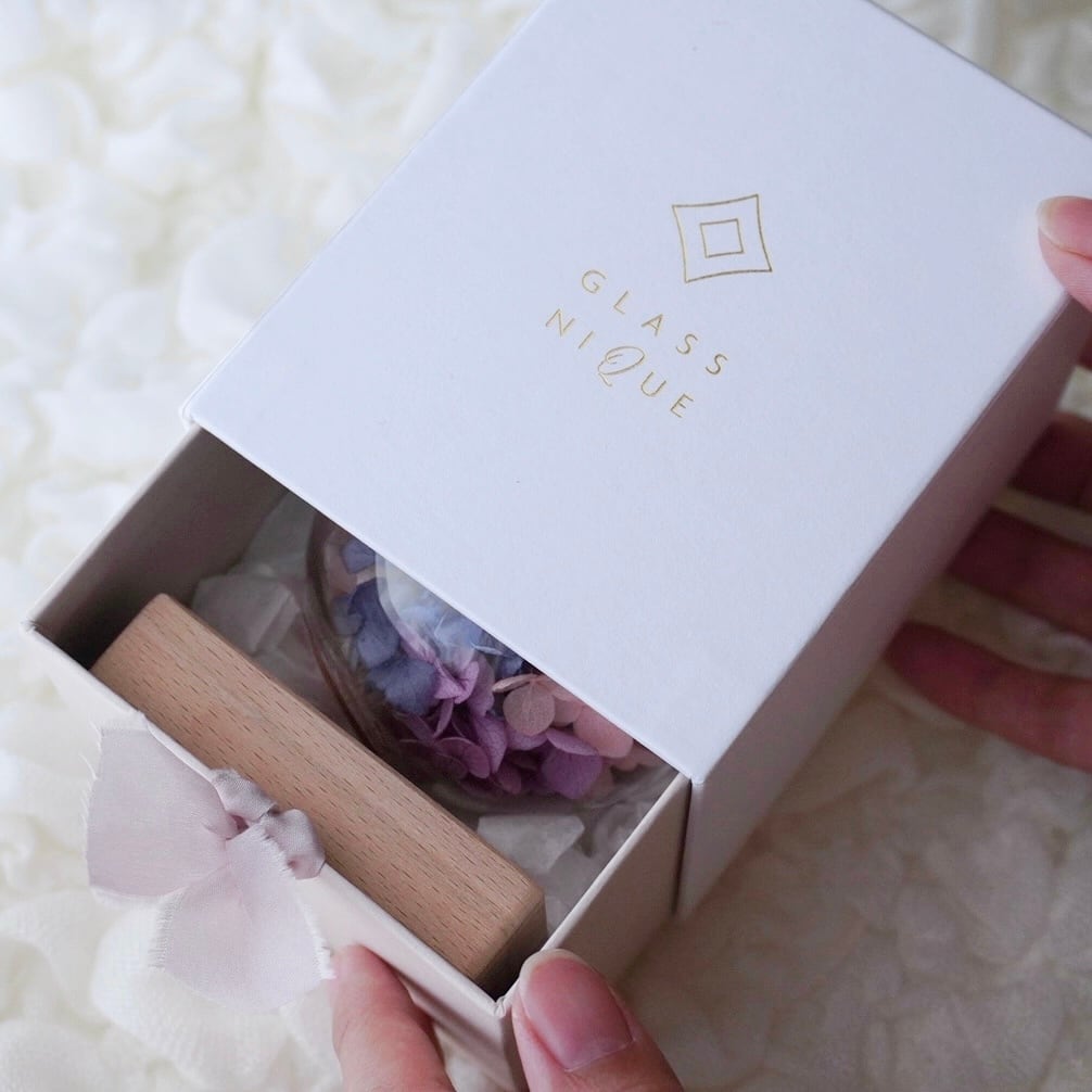 紫陽花の万華鏡「雨上がりの紫陽花」 | GlassNique（グラスニーク