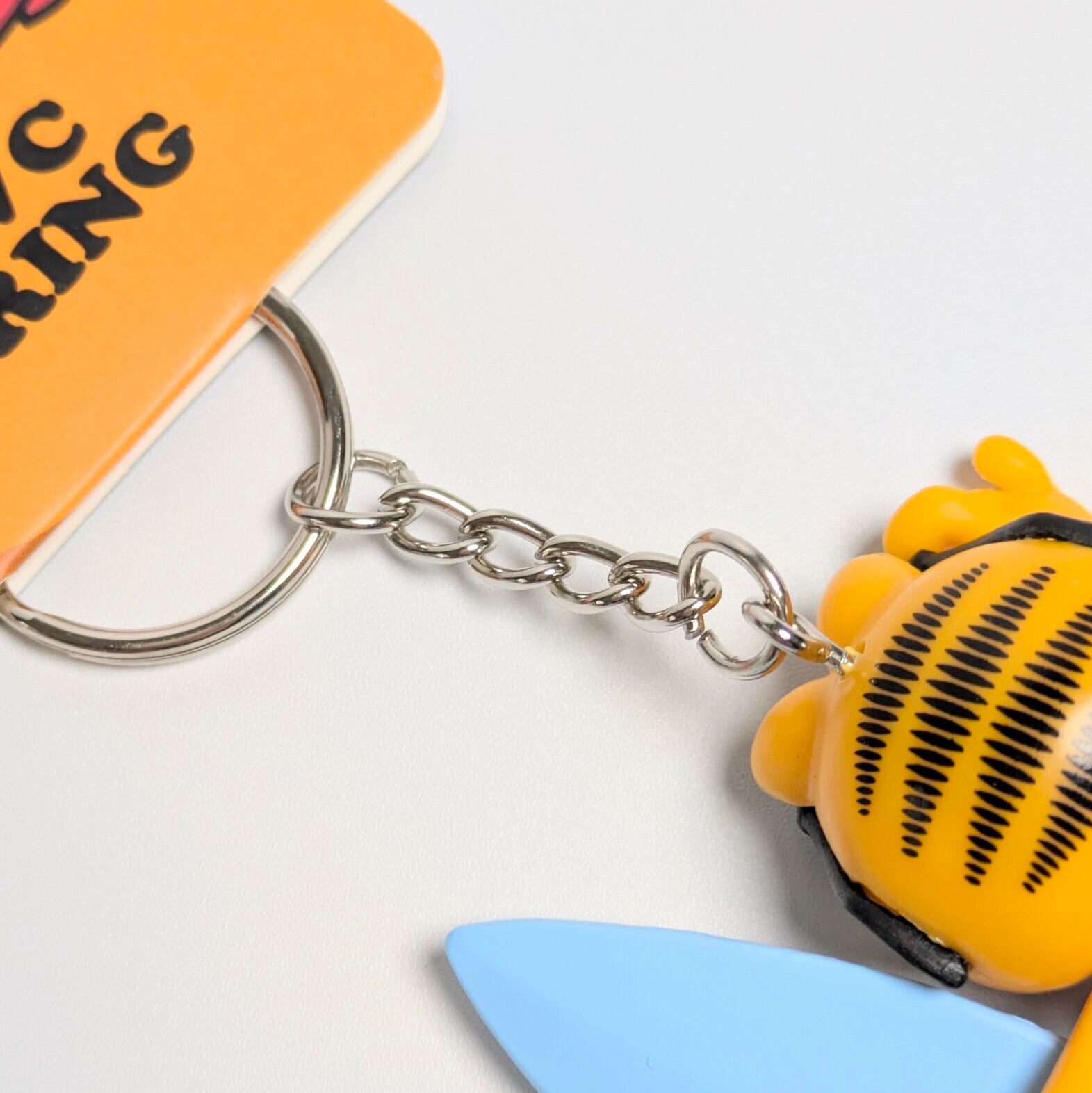 Garfield ( ガーフィールド ) 】 3D PVCキーホルダー 『 サーフィン