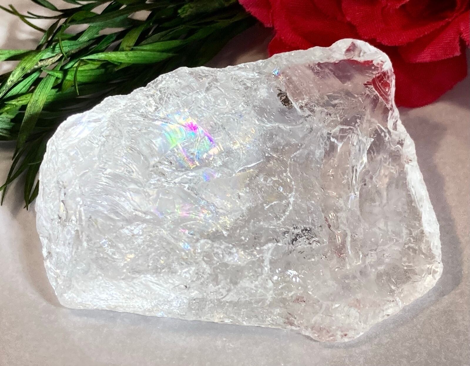 チャネリング✨ ヒマラヤ マニカラン産 ピンク水晶 原石 ラフストーン 